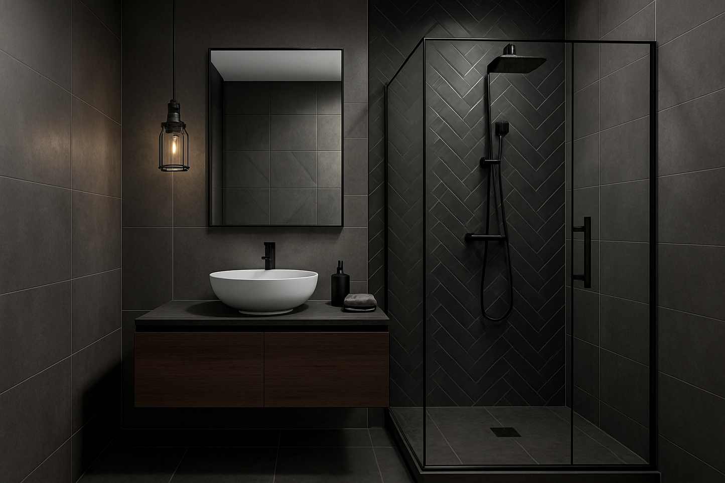 this product a male modern bathroom
